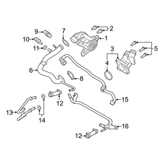 Volvo OE - Cooling - Water Pump (T5 Inscription / T5 Momentum / T5 R-Design / T6 Inscription / T6 Momentum / T6 R-Design)