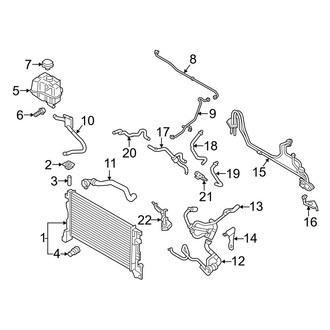 Volvo OE - Cooling - Radiator & Components (Engine Cooling), (T8 Core / T8 Plus / T8 Polestar / T8 Ultra / T8 Ultra Black Edition)