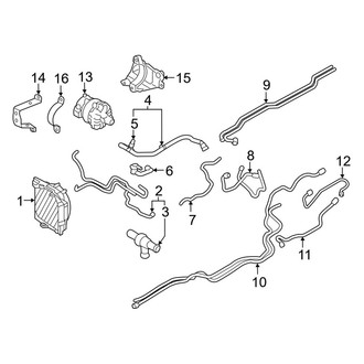 Volvo OE - Cooling - Radiator & Components (Electric, Rear Axle Drive), (T8 Recharge Core / T8 Recharge Plus / T8 Recharge Polestar / T8 Recharge Ultimate)
