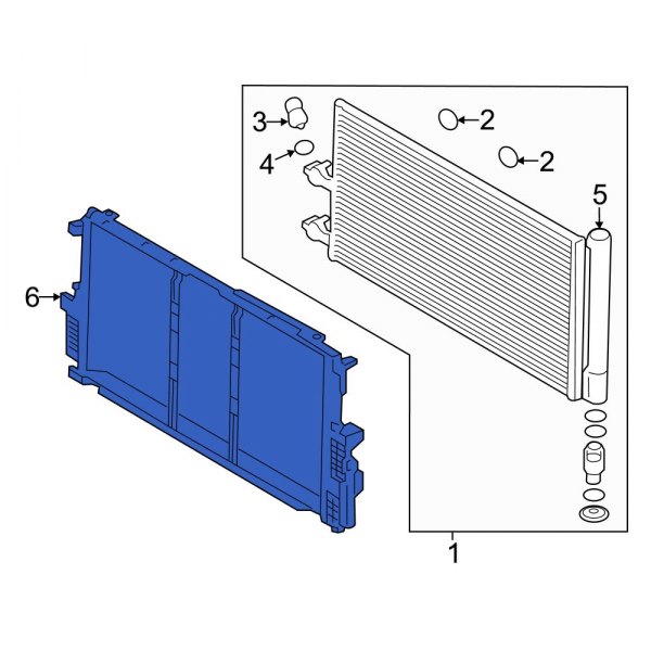 A/C Condenser Mount