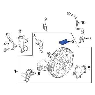 Volvo OE - Upper Hybrid Starter Generator Motor Bracket