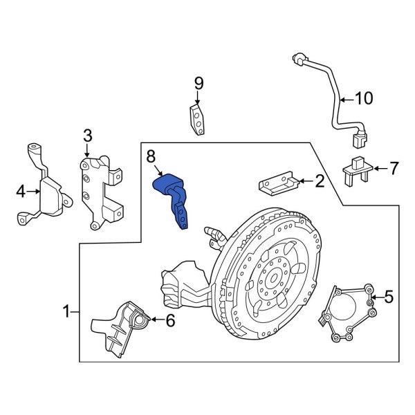 Drive Motor Inverter Coolant Line