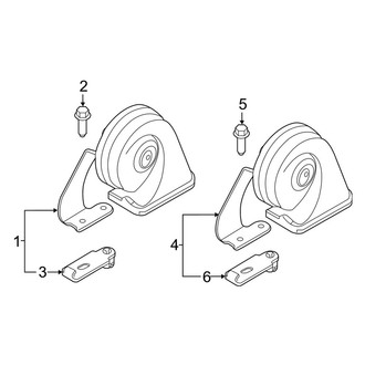 Volvo OE - Electrical - Horn (B5 Core / B5 Plus / B5 Ultimate / B6 Ultimate / T8 Recharge Core / T8 Recharge Plus / T8 Recharge Polestar / T8 Recharge Ultimate)