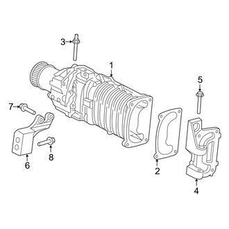 Volvo OE - Engine / Transaxle - Supercharger & Components (T6 Inscription / T6 Momentum / T6 R-Design / T8 Inscription / T8 Momentum / T8 R-Design)
