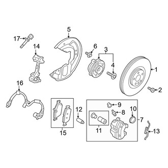 Volvo OE - Front Suspension - Brake Components (14.4" Rotor)