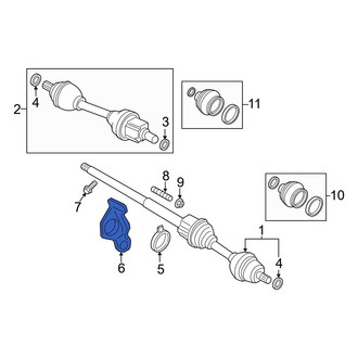 Volvo OE - CV Axle Shaft Carrier Bearing Bracket