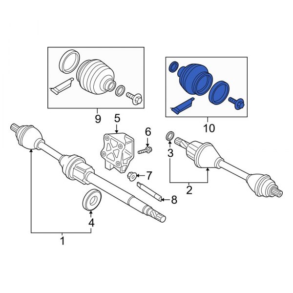 CV Joint Boot Kit