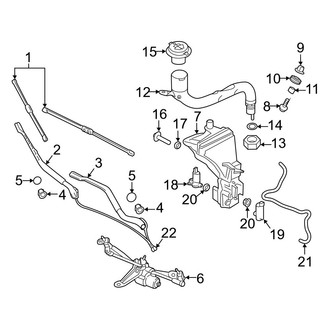 Volvo OE - Windshield - Wiper & Washer Components (B5 Inscription / B5 Momentum / B5 R-Design / B6 Inscription / B6 R-Design / T8 Recharge Inscription / T8 Recharge Inscription Expression / T8 Recharge Polestar / T8 Recharge R-Design)