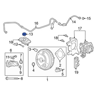 Volvo OE - Brake Master Cylinder Reservoir Cap