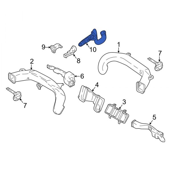 Instrument Panel Air Duct