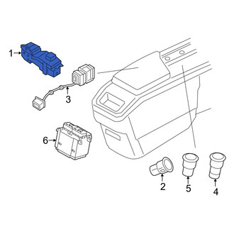 Volvo OE - Rear HVAC Temperature Control Panel