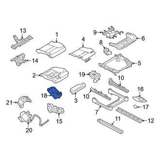 Volvo OE - Front Left Power Seat Control Module