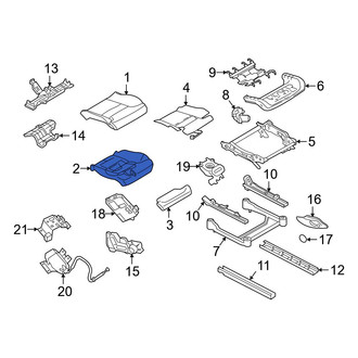Volvo OE - Front Left Seat Cushion Foam