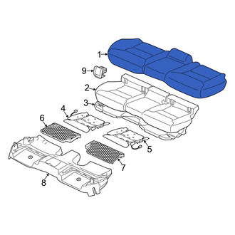 Volvo OE - Rear Seat Cover
