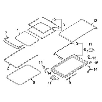 Volvo OE - Roof - Sunroof