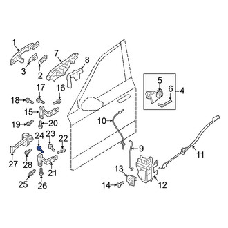Volvo OE - Rear Lower Door Hinge Bolt