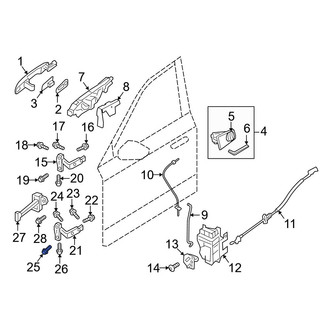 Volvo OE - Rear Lower Door Hinge Bolt