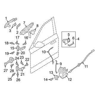 Volvo OE - Front Door - Lock & Hardware