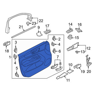 Volvo OE - Front Left Inner Door Interior Trim Panel