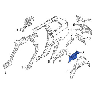 Volvo OE - Rear Right Quarter Panel Extension