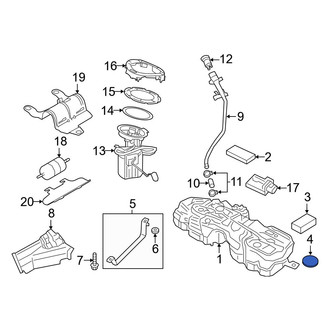 Volvo OE - Door Panel Carrier Seal