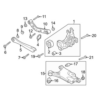 Volvo OE - Rear Suspension - Suspension Components