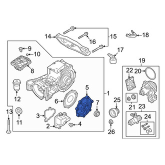 Volvo OE - Rear Inner Differential Cover