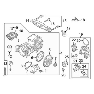 Volvo OE - Rear Suspension - Axle & Differential (B5 Inscription / B5 Momentum / B5 R-Design)