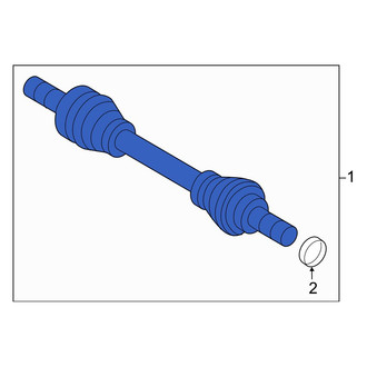 Volvo OE - Front Right CV Axle Assembly