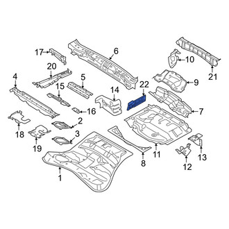 Volvo OE - Rear Left Floor Side Rail