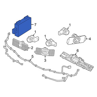 Volvo OE - Rear Blind Spot Detection System Warning Sensor