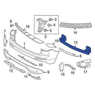 Volvo OE - Rear Bumper Impact Bar