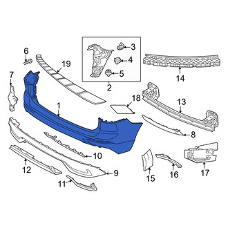Volvo OE - Rear Bumper Cover