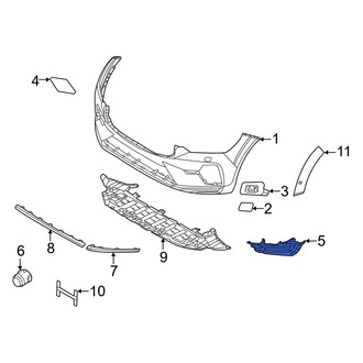 Volvo OE - Front Left Bumper Cover Cap