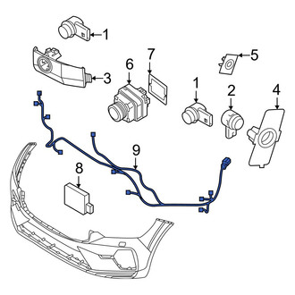Volvo OE - Front Parking Aid System Wiring Harness