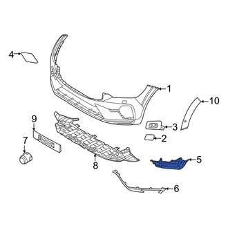 Volvo OE - Front Left Bumper Cover Cap