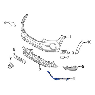 Volvo OE - Front Left Bumper Trim