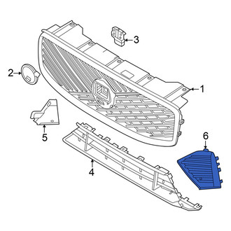 Volvo OE - Front Upper Grille