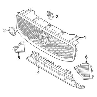 Volvo OE - Front Bumper & Grille - Grille