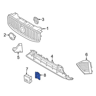 Volvo OE - Front License Plate Bracket