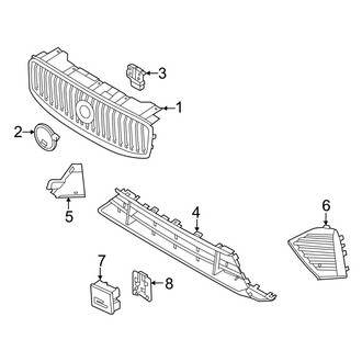 Volvo OE - Front Bumper & Grille - Grille (Dark Theme), (T8 Recharge Polestar)