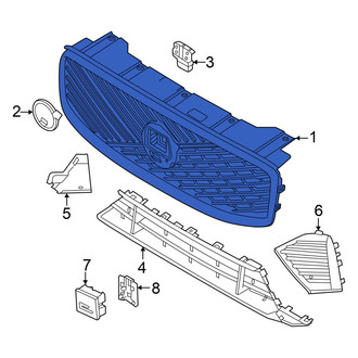 Volvo OE - Front Upper Grille