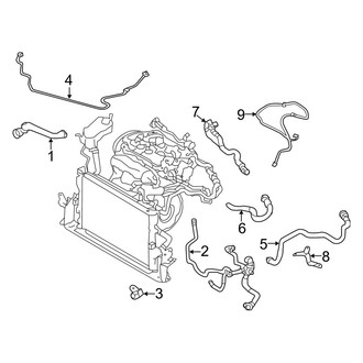 Volvo OE - Cooling - Hoses & Lines (T5 / T5 Platinum / T5 Premier 2.0L)