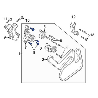 Volvo OE - Accessory Drive Belt Idler Assembly Bolt