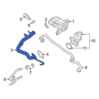 Volvo OE - Engine Coolant Pipe