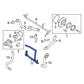 Volvo OE - Engine Coolant Pipe