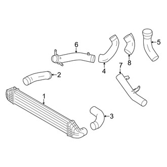 Volvo OE - Cooling - Intercooler (3.0L)