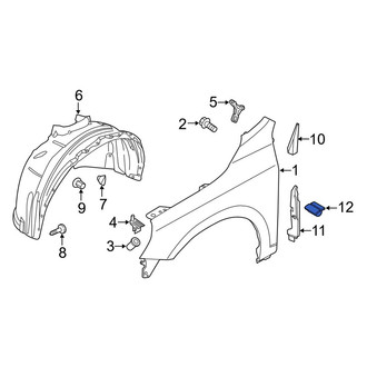 Volvo OE - Rear Fender Clip
