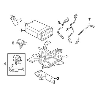 Volvo OE - Emission System - Emission Components (T5 / T5 Platinum / T5 Premier / T5 Premier Plus 2.0L)
