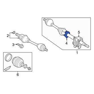 Volvo OE - CV Axle Shaft Carrier Bearing